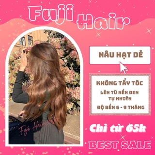 Thuốc Nhuộm Tóc Màu NÂU HẠT DẺ Không Tẩy Nhuộm Tại Nhà Cao Cấp | Fuji.Haircolor