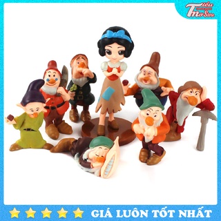 Mô hình Bạch Tuyết và 7 chú lùn - Nhân vật hoạt hình Bạch Tuyết