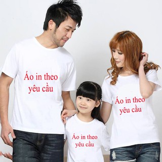 Áo thun form rộng in theo yêu cầu