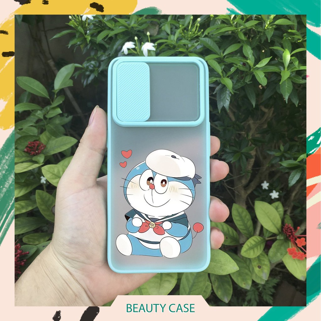 Ốp Samsung A71, S20 ultra, S20 plus, S20 in hình Doremon (có nắp đẩy ra bảo vệ camera)