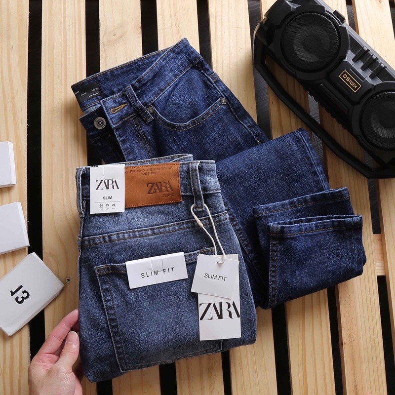 Quần jean nam VNXK slimfit 2 màu thời trang-jean co giản