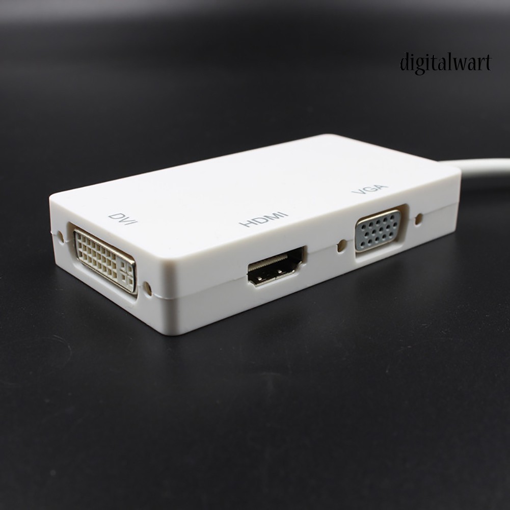 Cáp Chuyển Đổi 3 Trong 1 Từ Cổng Mini Display Port Dp Sang Hdmi Vga Dvi Cho Macbook Pro Air