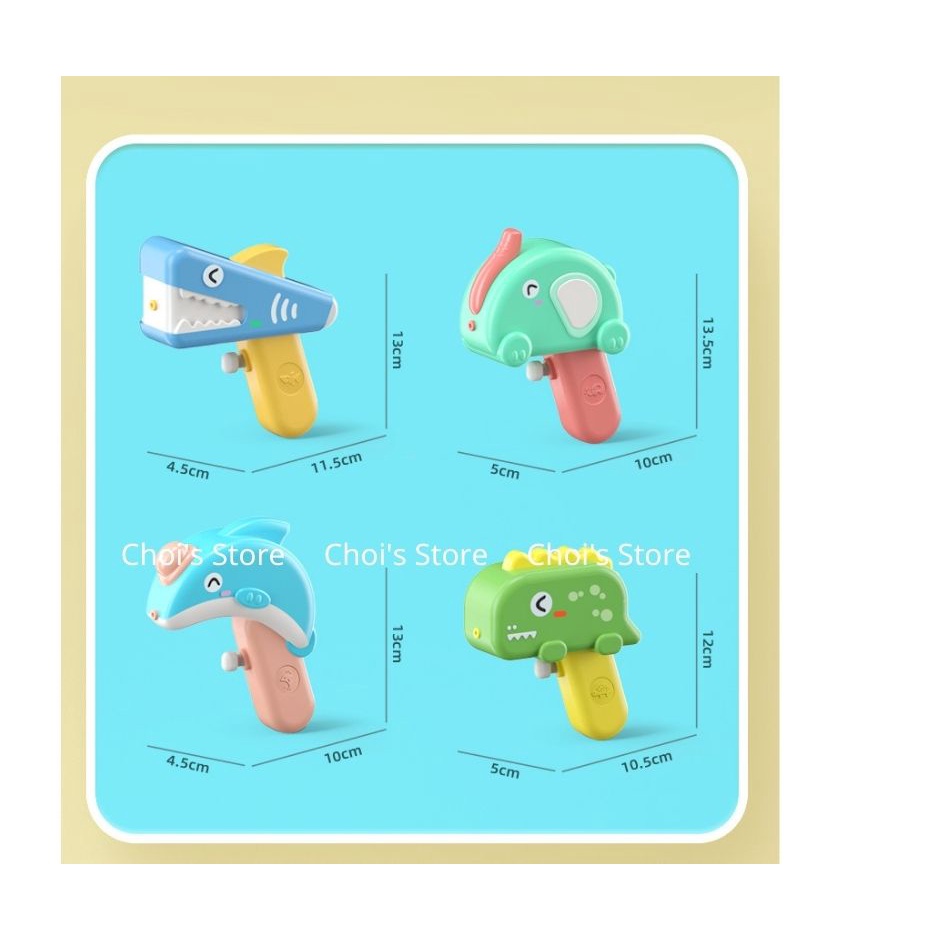 Súng phun nước đồ chơi hình ĐỘNG VẬT đáng yêu cho bé