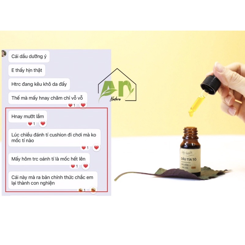 Dầu dưỡng khoá ẩm làm sáng săn chắc da Tía Tô | BigBuy360 - bigbuy360.vn