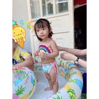 Bikini cầu vòng cho bé