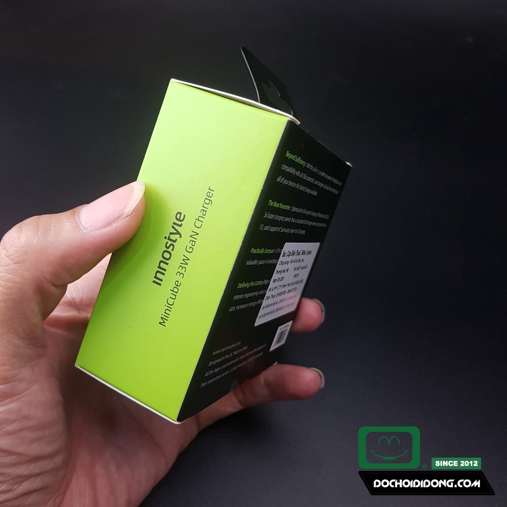 Củ Sạc Nhanh Innostyle MiniCube 33W GaN II Charger