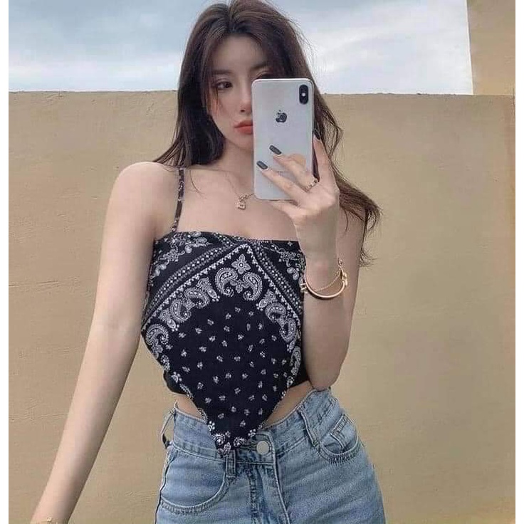 Áo Yếm Nữ Thổ Cẩm Hai Màu Siêu Xinh (sale còn 19k) | BigBuy360 - bigbuy360.vn