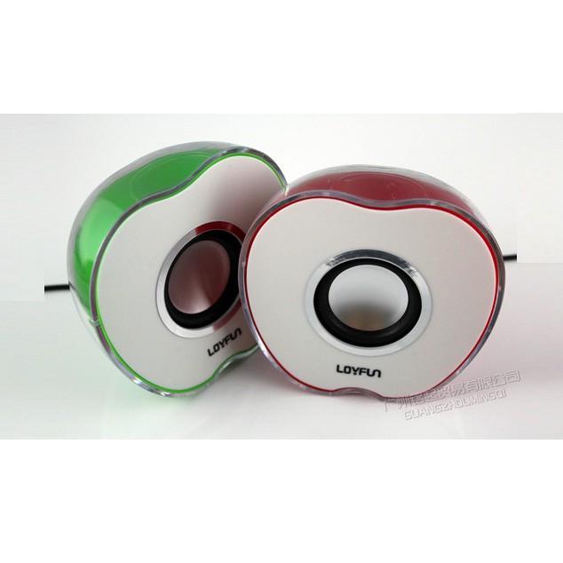 Loa di động 2.0 hình trái táo Loyfun LF-805 (Xanh)