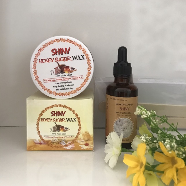 Combo Wax Triệt Lông Mật Ong Shiny Handmade