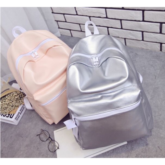 Freeship 99k TQ_Balo nhũ bóng.