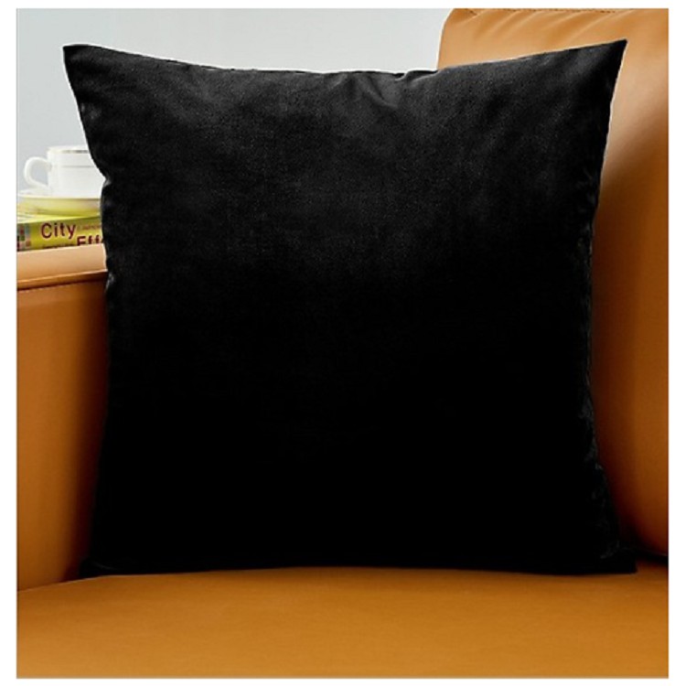 vỏ gối nhung lông 40x80cm (tặng ruột gối hơi có khóa kéo)