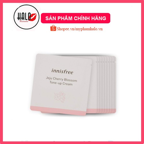 [Sample 10ml ] Kem Dưỡng Anh Đào Nâng Tone Tức Thì Innisfree Tone Up Cream 10ml (10 gói x 1ml )