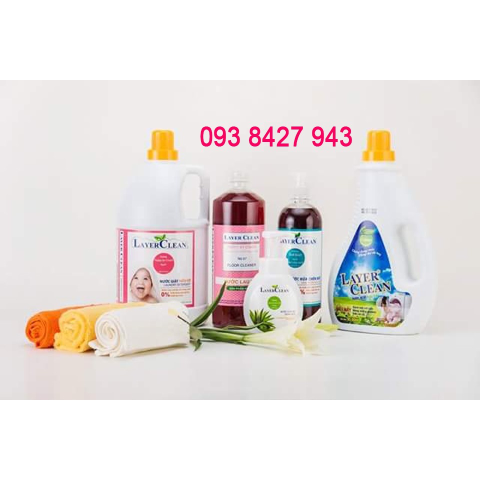 Nước giặt hữu cơ Layer Clean dành cho baby - chai 4L