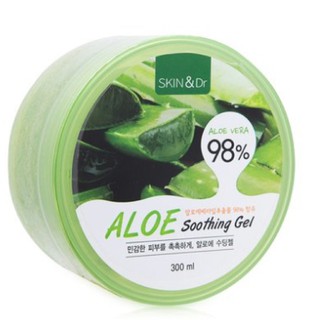 Gel dưỡng ẩm lô hội Skin & Dr Aloe Vera 98% Soothing Gel Hàn Quốc 300g - 2200964