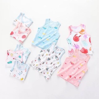 Áo ba lỗ sợi tre cho bé trai bé gái siêu mát lạnh mùa hè