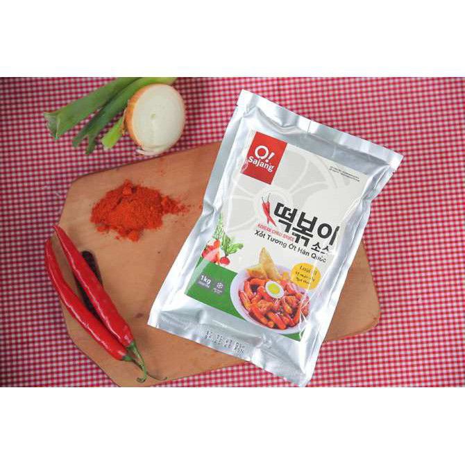 500G Sốt tương ớt Hàn Quốc nấu bánh gạo tokpokki, lẩu, mì cay,...