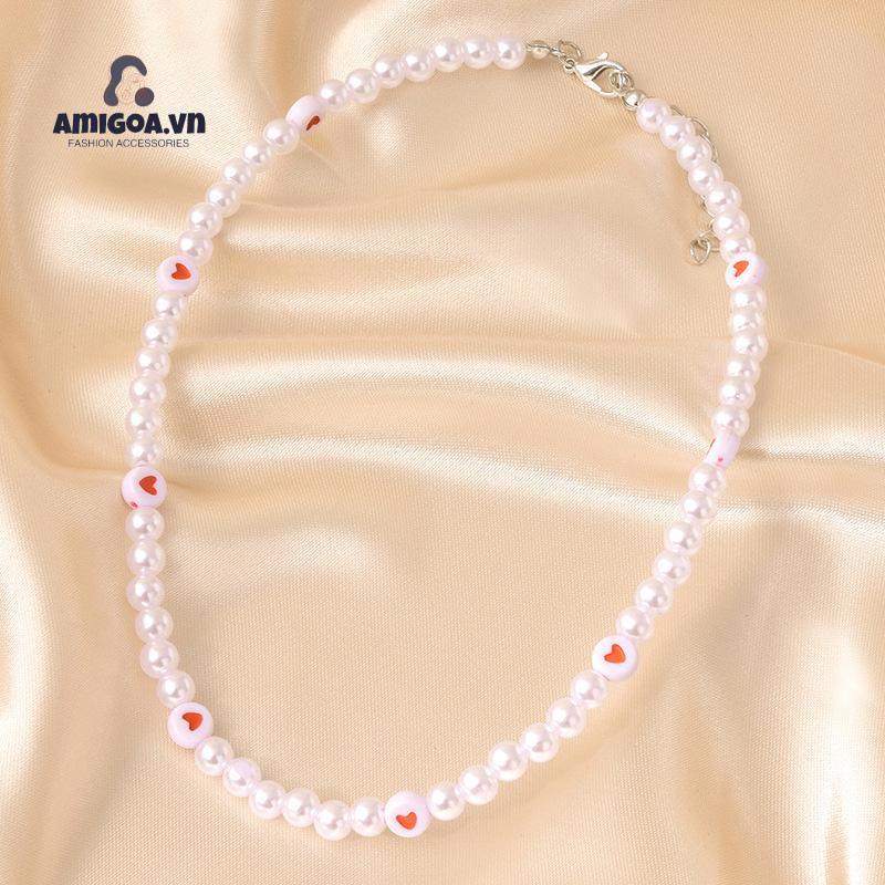 ✨✨Vòng cổ Ngọc Trai Nhân Tạo Thời Trang Dành Cho Nữ