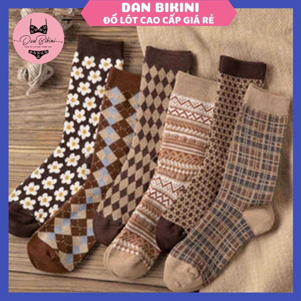 Tất Nữ Cổ Cao thiết kế Phong Cách Vintage Hàn Quốc cao cấp MÃ T29