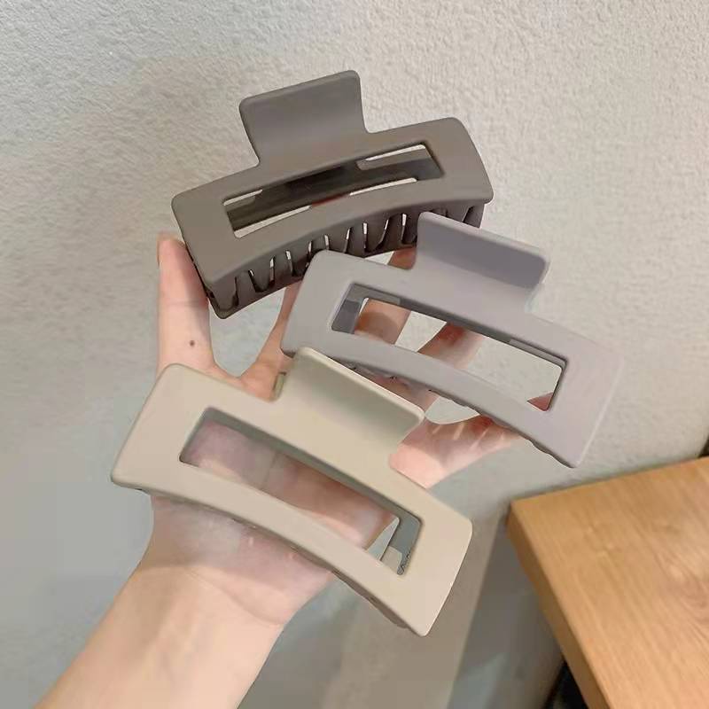 Kẹp Tóc Nhựa Hình Vuông Phong Cách Hàn Quốc Thời Trang Cho Nữ