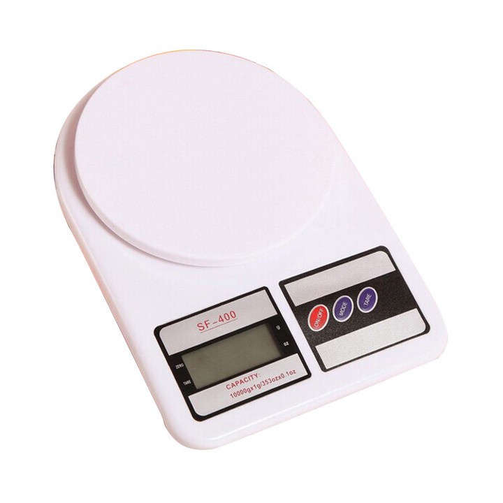 Cân tiểu ly điện tử, Cân điện tử Electronic Kitchen Scale SF400 10KG.