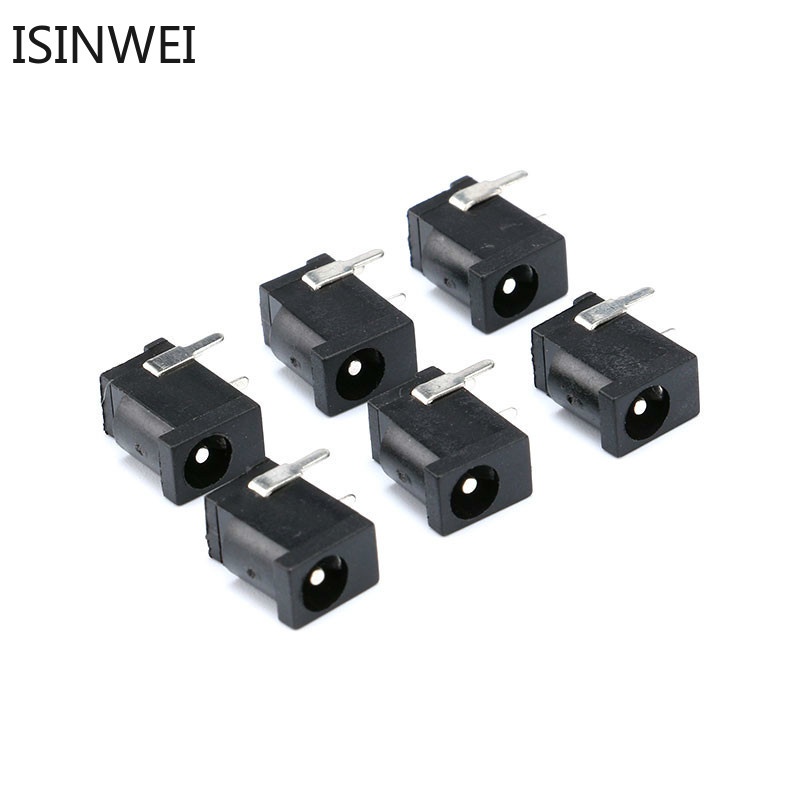 Set 100 Đầu Nối Ổ Cắm DC-002 1A 30V DC002 3.5*1.3mm 1.3mm