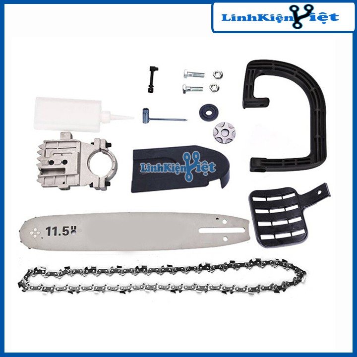 Bộ Lưỡi Cưa Xích Gắn Máy Cắt Mài Cầm Tay Chain Saw 11.5 Inch