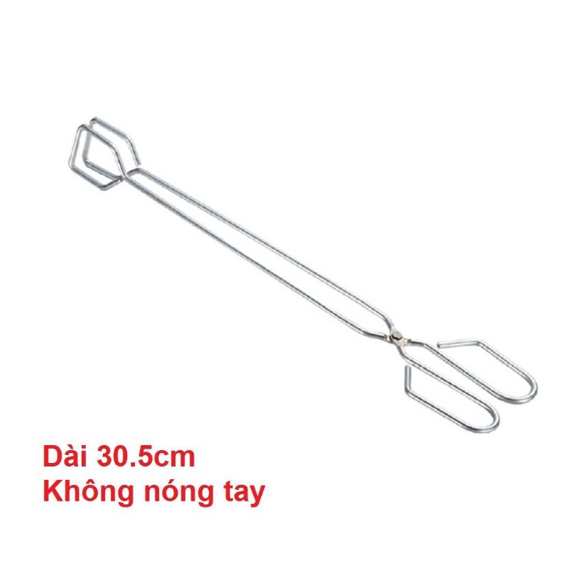 Kẹp gắp than chống nóng tay dài 30cm