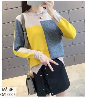 Bán sỉ áo len phối màu độc lạ