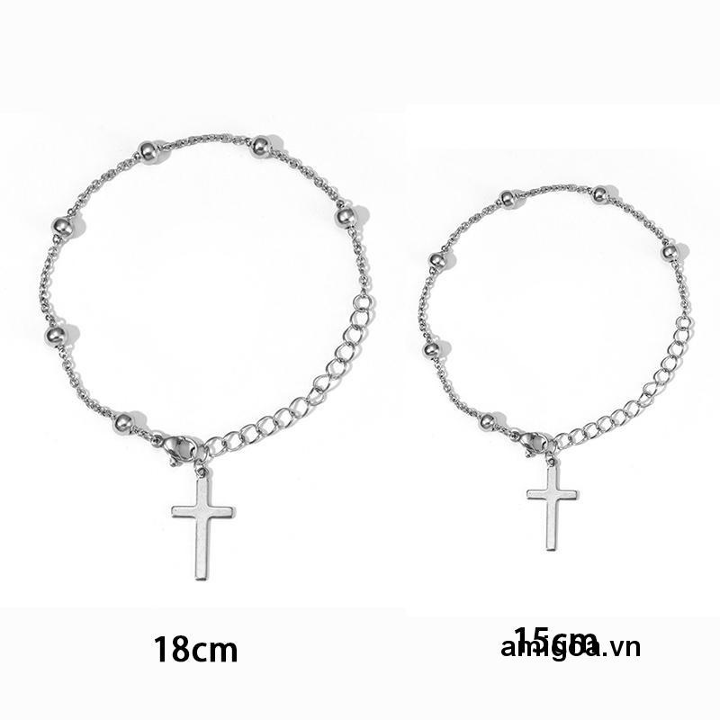 ✨✨Vòng Tay Chuỗi Hạt Phối Mặt Thánh Giá Cổ Điển Cho Nam Và Nữ