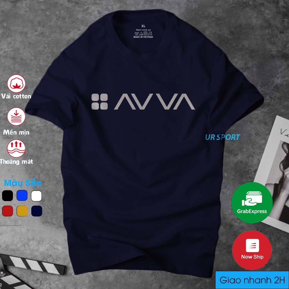 Áo thun nam cổ tròn Avva thời trang cá tính, chất vải cotton 4 chiều cao cấp thoáng mát