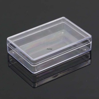 Rectangular Transparent Plastic Storage for Case Playing Card Container for Club