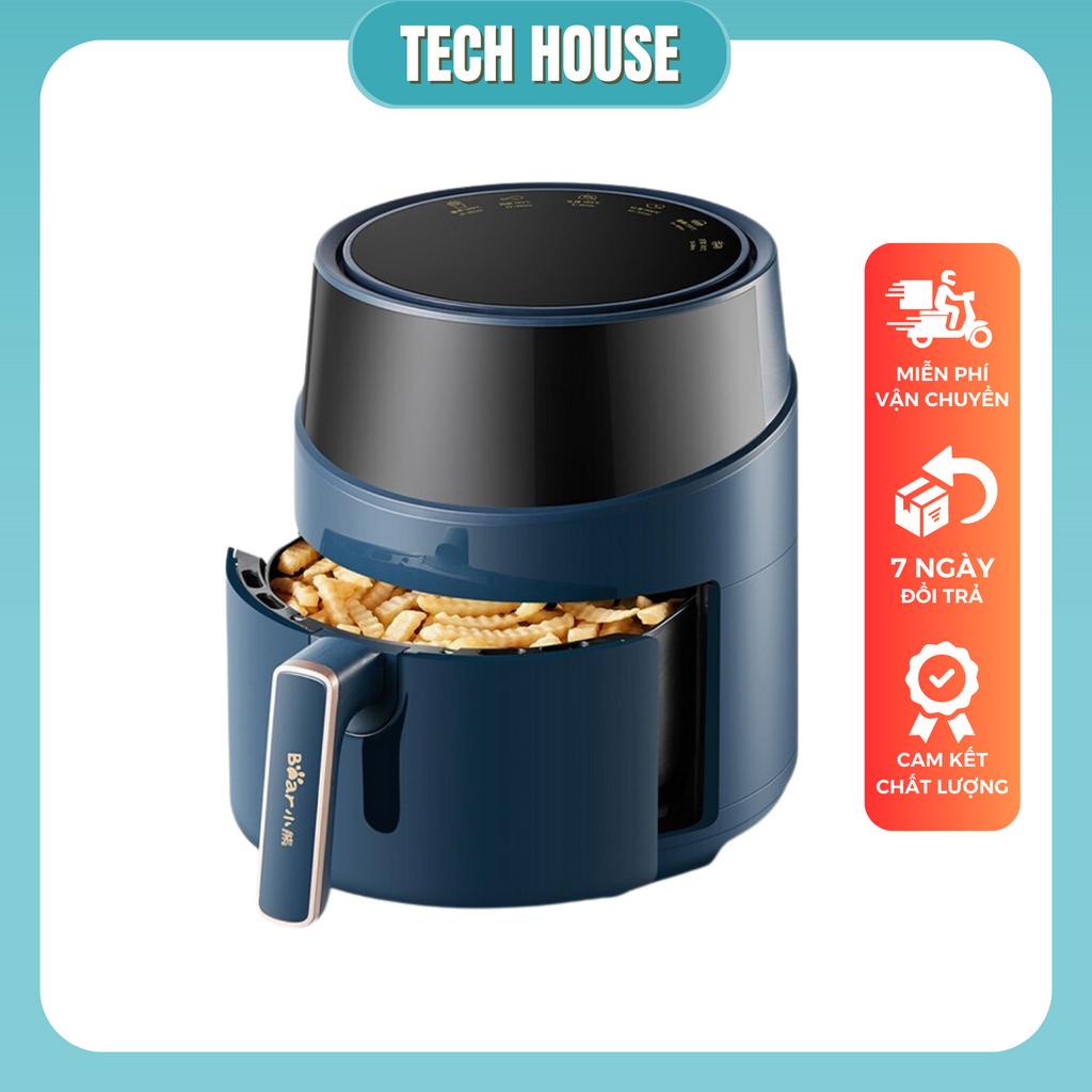 Nồi chiên không dầu BEAR QZG-A15T2  điều khiển cảm ứng thông minh dung tích 4.6L chính hãng