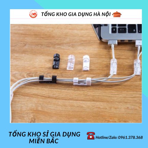 Combo 20 Nẹp Dây Điện Dán Tường Siêu Dính ,Kẹp Dây Điện Cố Định Và Giữ Dây Điện An Toàn Tiện Lợi Dễ Lắp Đặt  88068