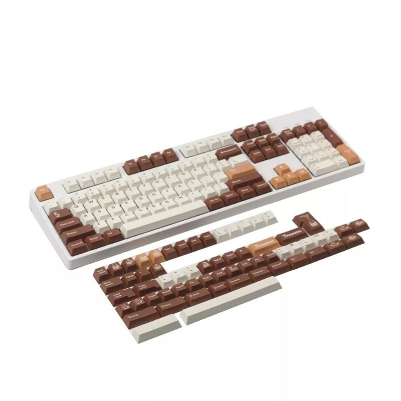 Keycap cherry cho bàn phím cơ Tiramisu 165 nút - tặng kèm keypuller