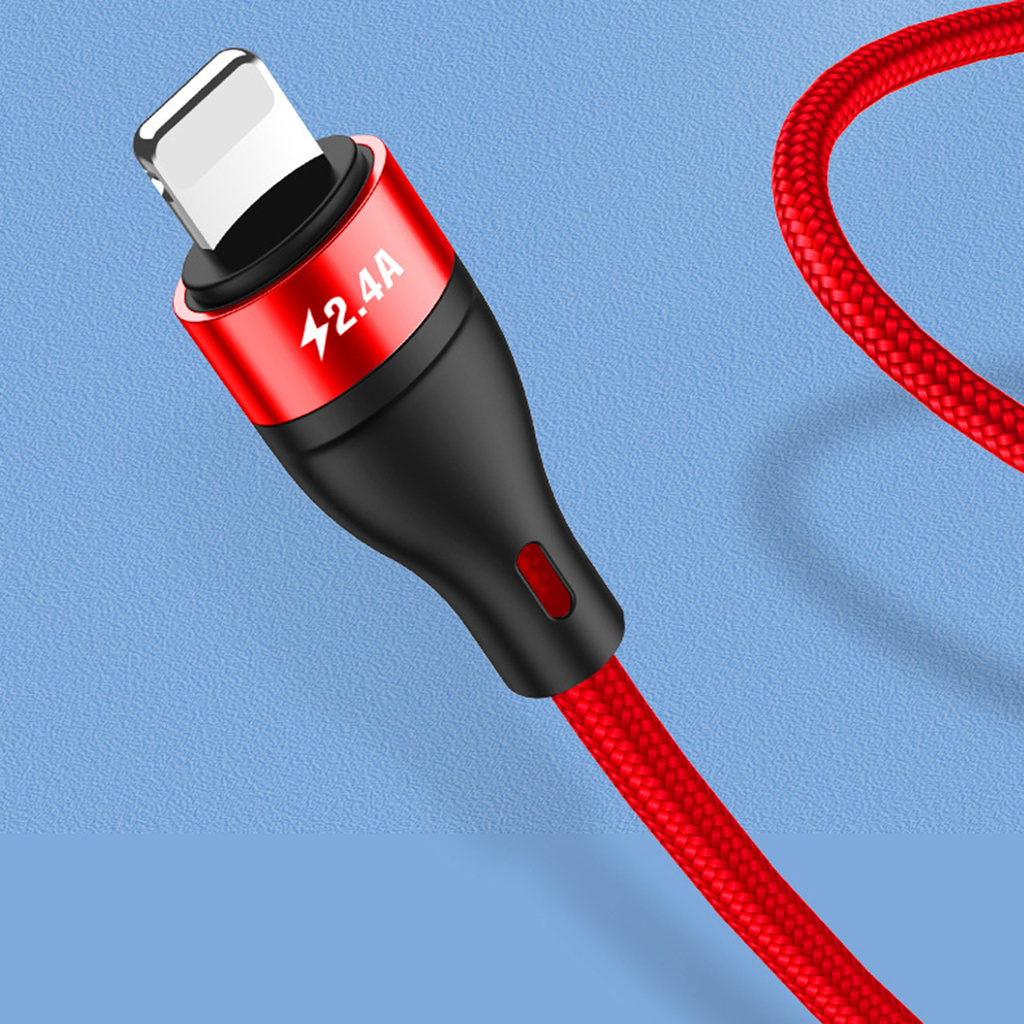 Dây Cáp Sạc Nhanh 1.2m 3 Trong 1 Micro-Usb Type-C 8 Pin 5a Tiện Dụng