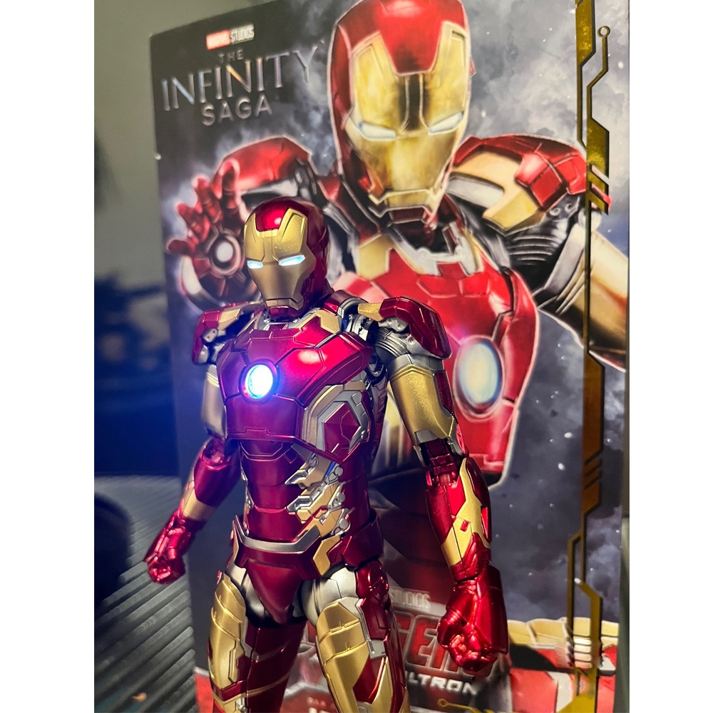 Mô hình Threezero Iron Man Mk43 tỉ lệ 1/12 chính hãng