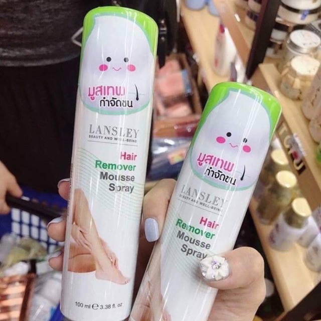 Xịt tẩy lông dạng bọt