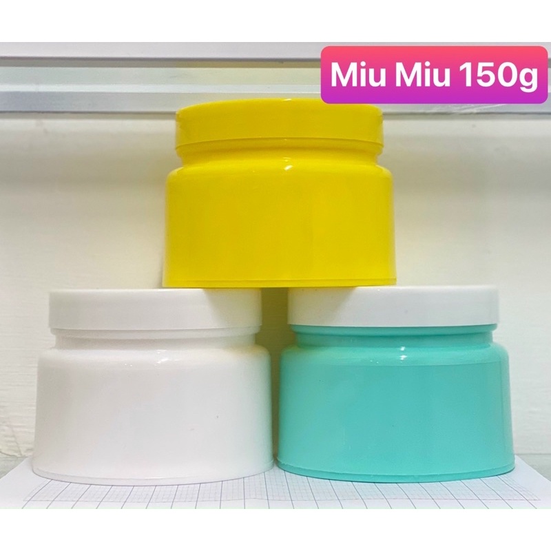 Hủ nhựa đựng kem Miu (150g) độn đáy