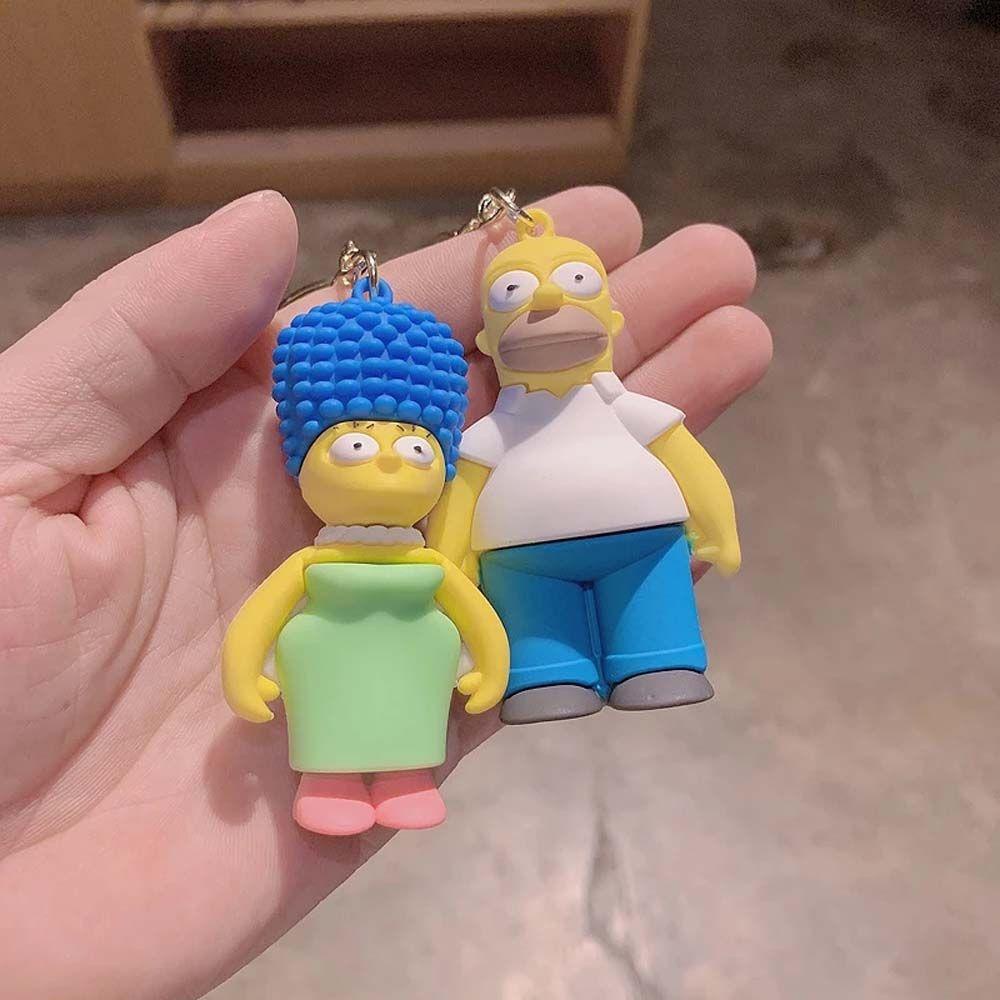 Móc Khóa Hình Simpsons Dễ Thương Móc Khóa Hình Nhân Vật Phim Hoạt Hình Simpson