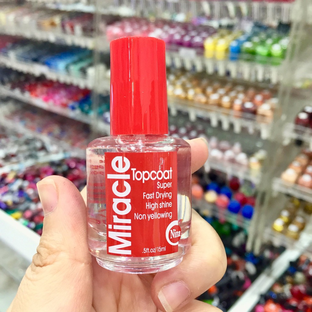 Sơn bóng mau khô TOPCOAT đỏ (Loại 1)