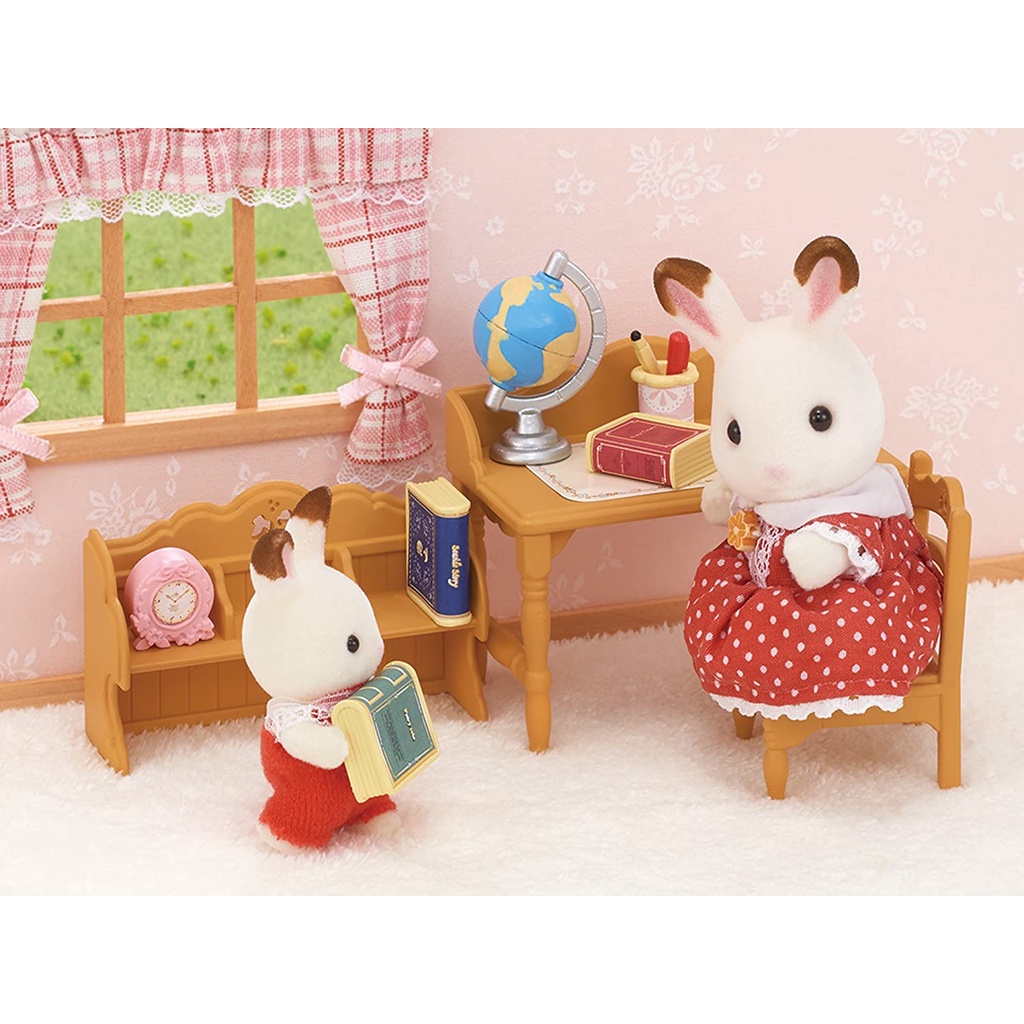 Đồ Chơi Sylvanian Families Bộ Bàn Học Của Bé Study Desk