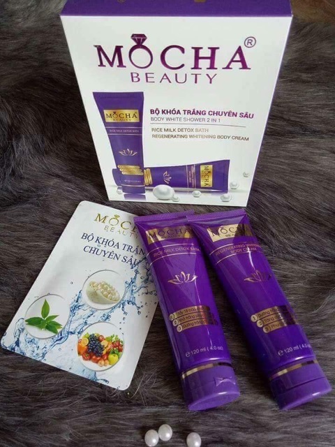 BỘ KHOÁ TRẮNG CHUYÊN SÂU MOCHA(sale 50%)