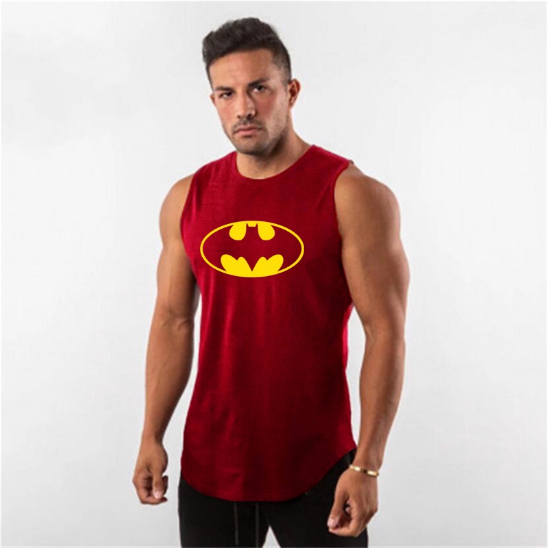 New Summer Workout Gym Mesh Tank Top Men Fitness Casual Musculation Clothing Bodybuilding Sport Sleeveless Shirt Quick Dry Vest