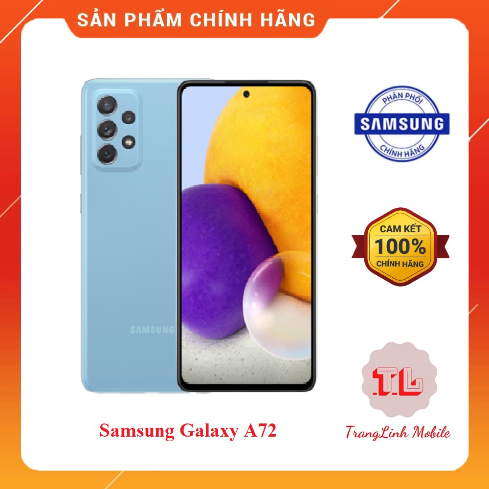 Điện thoại Samsung Galaxy A72 (8GB/256GB) - Hàng Chính Hãng Mới 100%