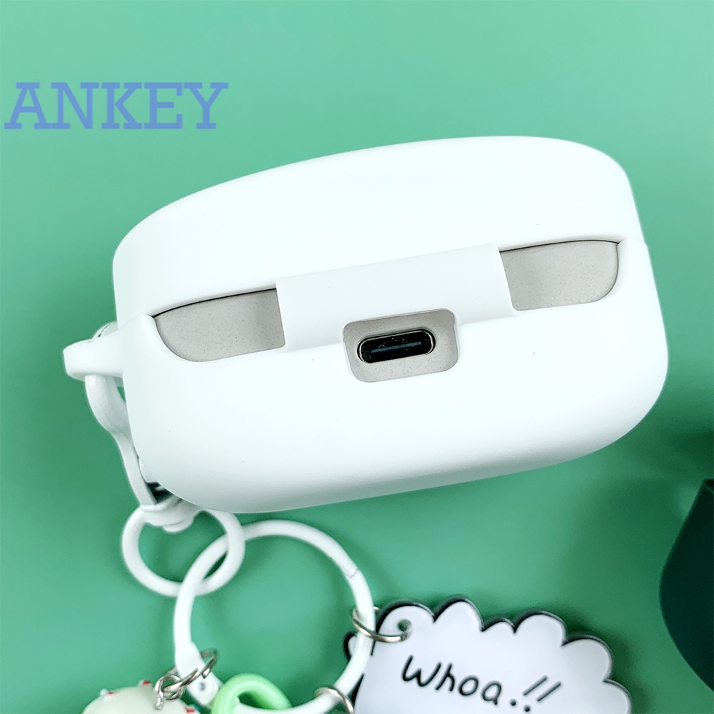 SONY WF-1000XM4 / WF-1000XM3 Case Vỏ Bảo Vệ Hộp Sạc Tai nghe không dây Bằng Silicon Hình Khủng Long Cho Sony Wf-1000Xm4 / Wf-1000Xm3