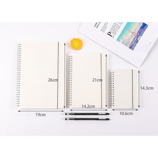 Sổ lò xo khổ A5 / B5 dot grid line