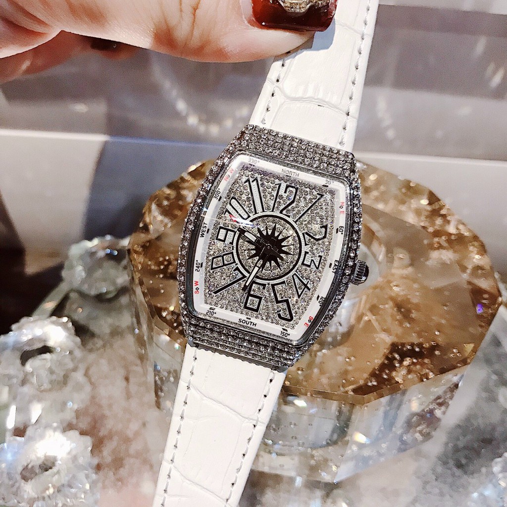 ĐỒNG HỒ NỮ MOBANGTUO 5854 NẠM ĐÁ - SIZE 34MM