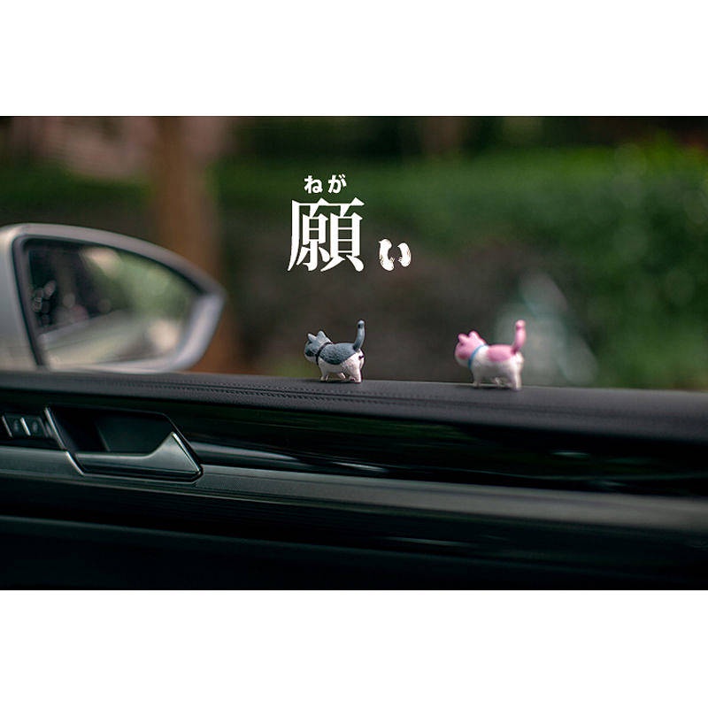Cute Japanese Style Kitten Doll Car Decoration inside the Car Car Dashboard Instrument Panel Decoration Supplies Fqqq