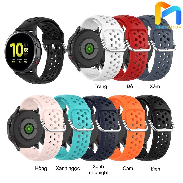 Dây đồng hồ Samsung Active/ Active 2 40/ 44mm - Chất silicone