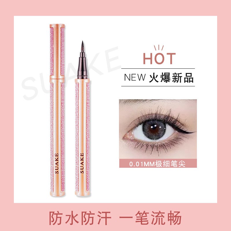Bút dạ kẻ mắt nước nội địa trung Suake không lem không trôi dễ sử dụng giá rẻ dành cho học sinh | BigBuy360 - bigbuy360.vn